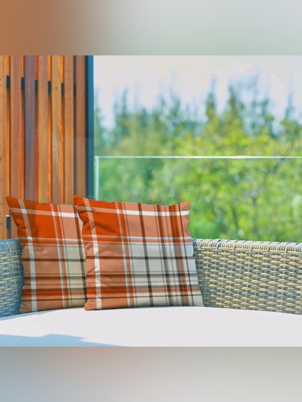 Set of 2 Fall Pillow Covers Autumn Decorative Throw Pillow Cases